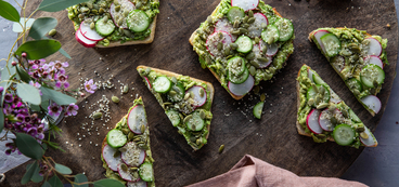 368 173 vegan seededavocadotoastswithradishesandcucumber hero