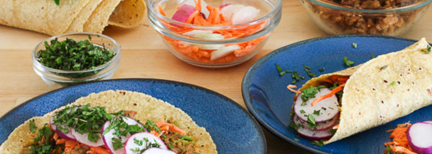 Spicy Teriyaki Tempeh Tacos