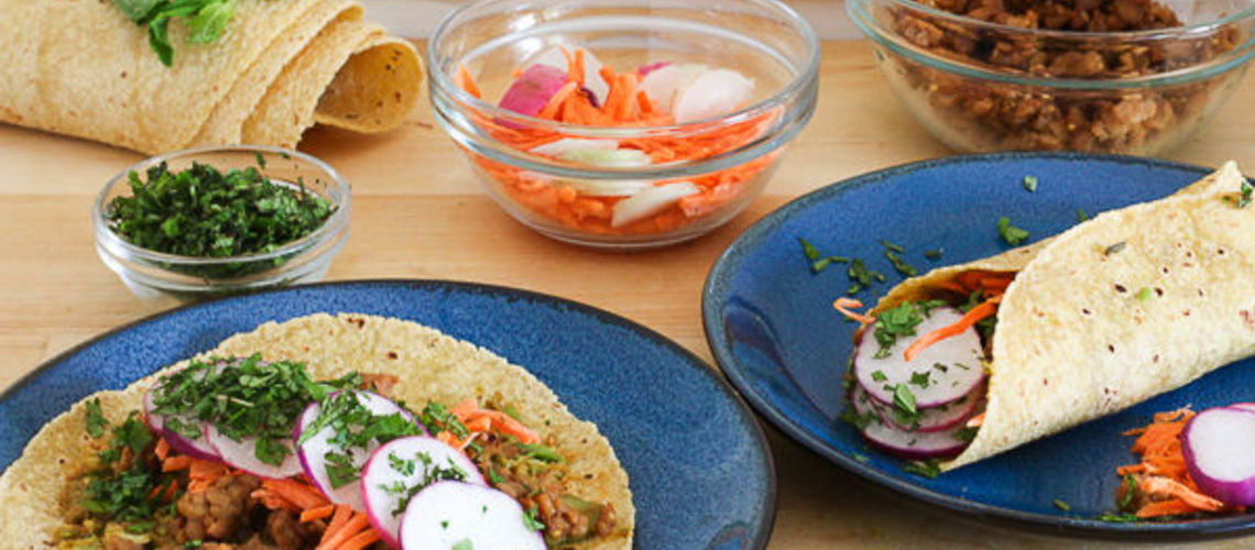Spicy Teriyaki Tempeh Tacos Spicy Teriyaki Tempeh Tacos