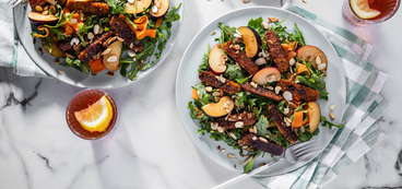 368 173 vegan tahinirainbowsaladswithtempehbacon hero