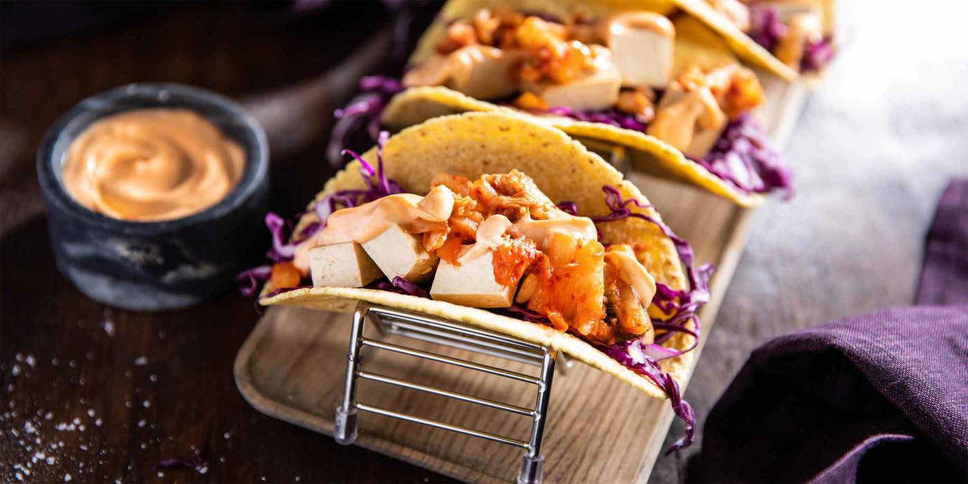 Banh Mi Wraps with Kimchi & Teriyaki Tofu Banh Mi Wraps with Kimchi & Teriyaki Tofu
