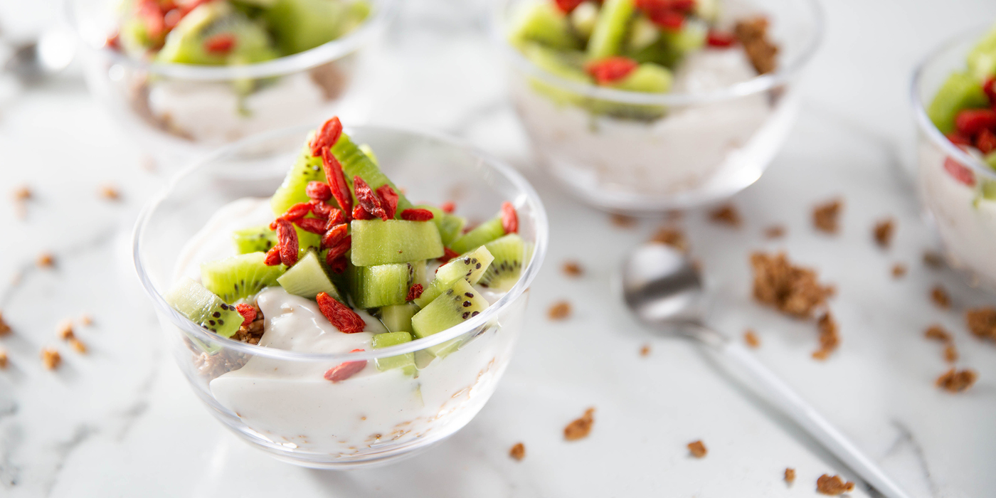 Yogurt Bowls with Ancient Grain Granola & Goji Berries Yogurt Bowls with Ancient Grain Granola & Goji Berries