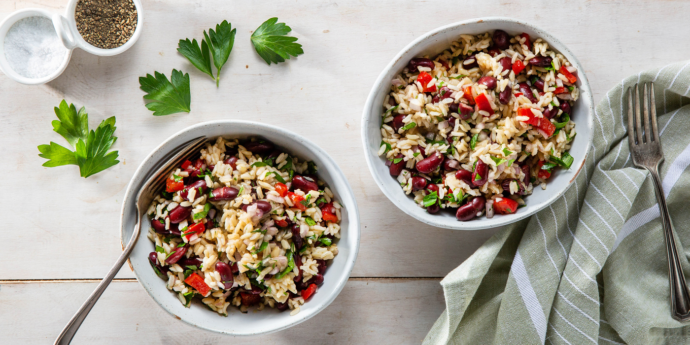 Kidney Bean Salads with Roasted Red Peppers & Parsley Kidney Bean Salads with Roasted Red Peppers & Parsley