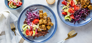 368 173 vegan halloumitofubowlswithcucumbertomatosalad horizontal