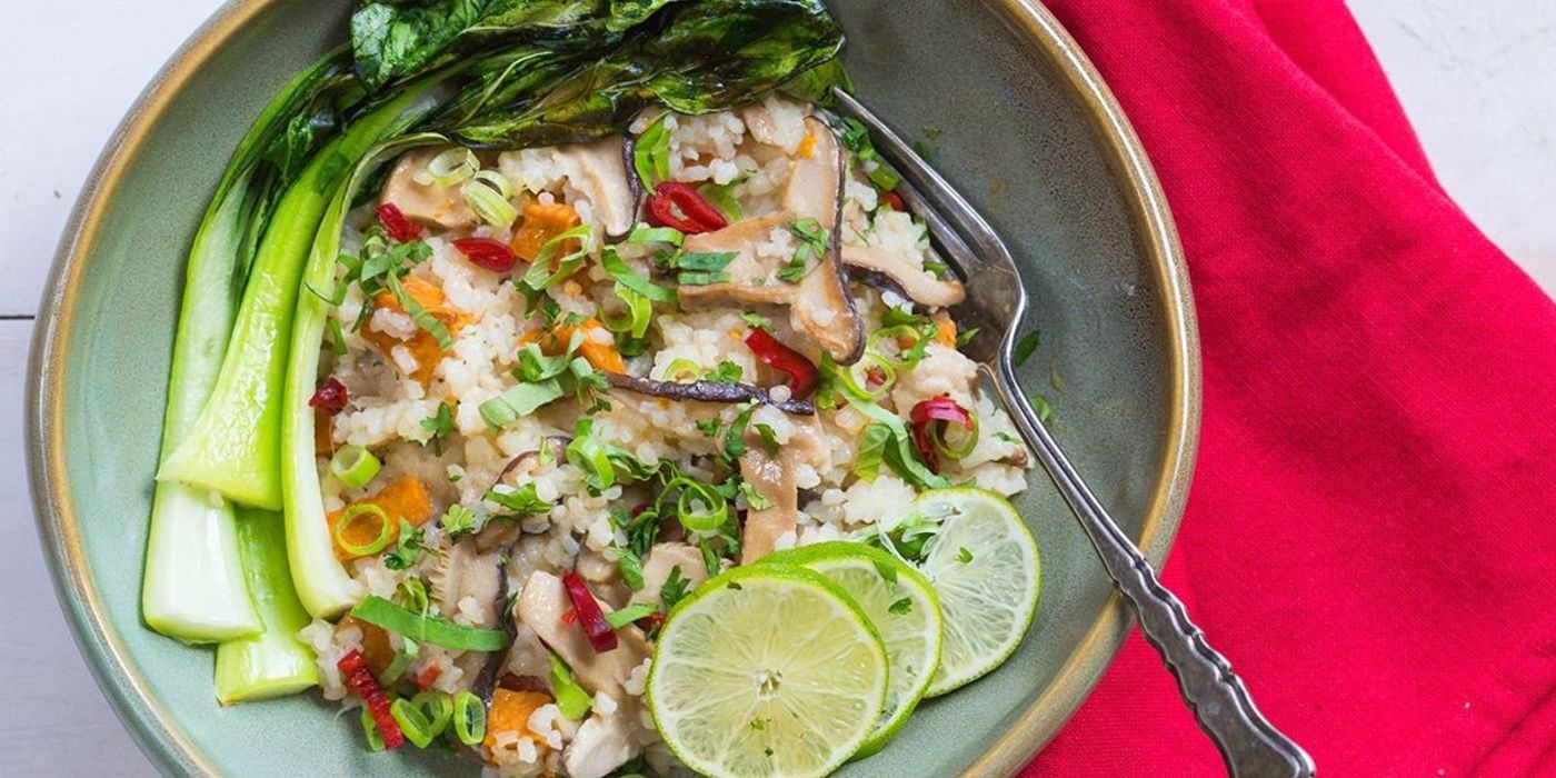 Thai Broken Rice Bowl PlantBased Recipes