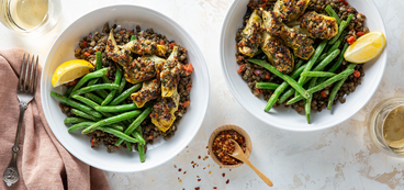 368 173 vegan walnutcrustedartichokeswithdijonlentils horizontal