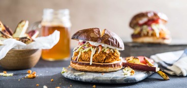 368 173 vegan bbqchickpeaburger bothplates hero