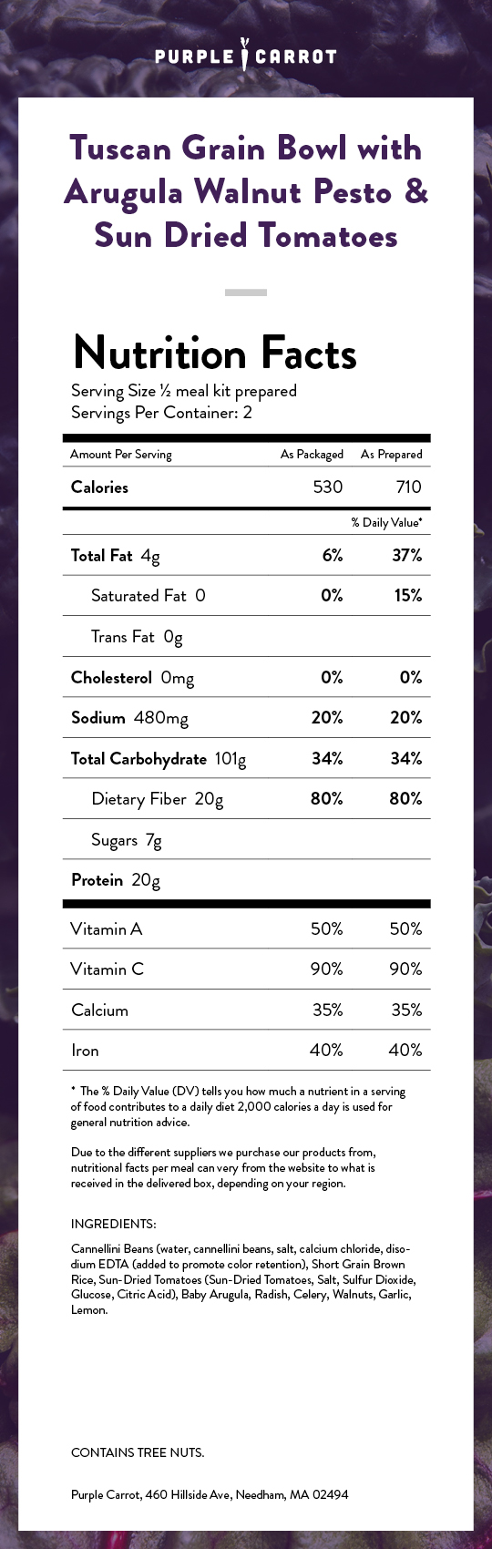 Tuscan Grain Bowl PlantBased Recipes