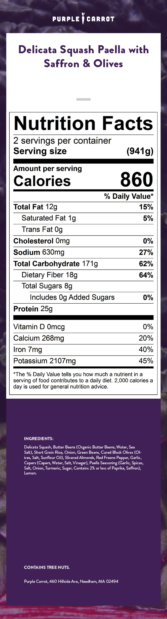 Delicata Squash Paella PlantBased Recipes