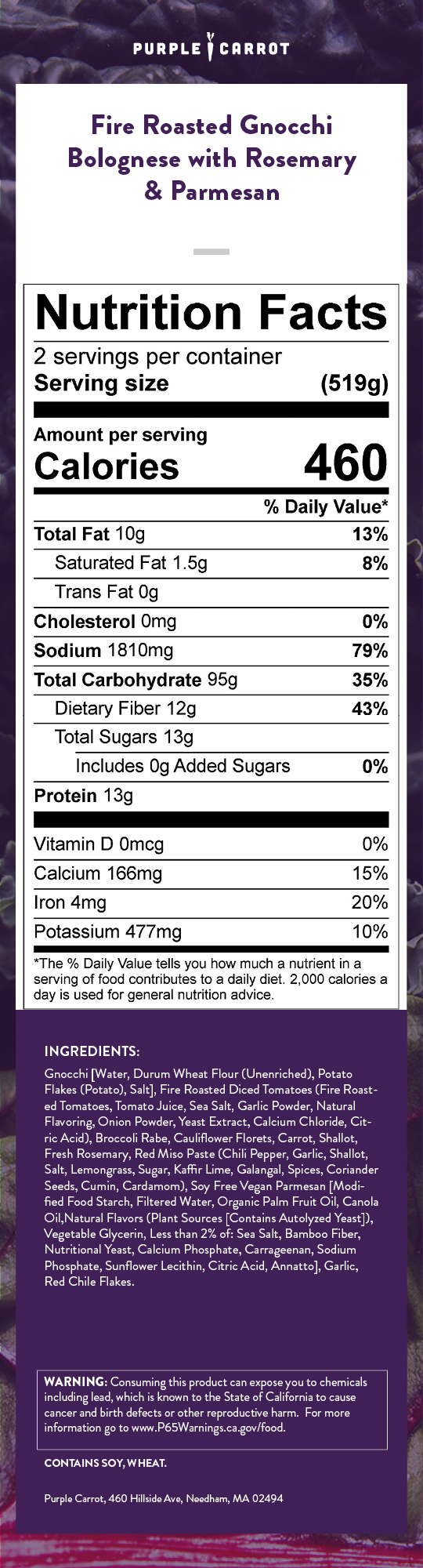 FireRoasted Gnocchi Bolognese PlantBased Recipes