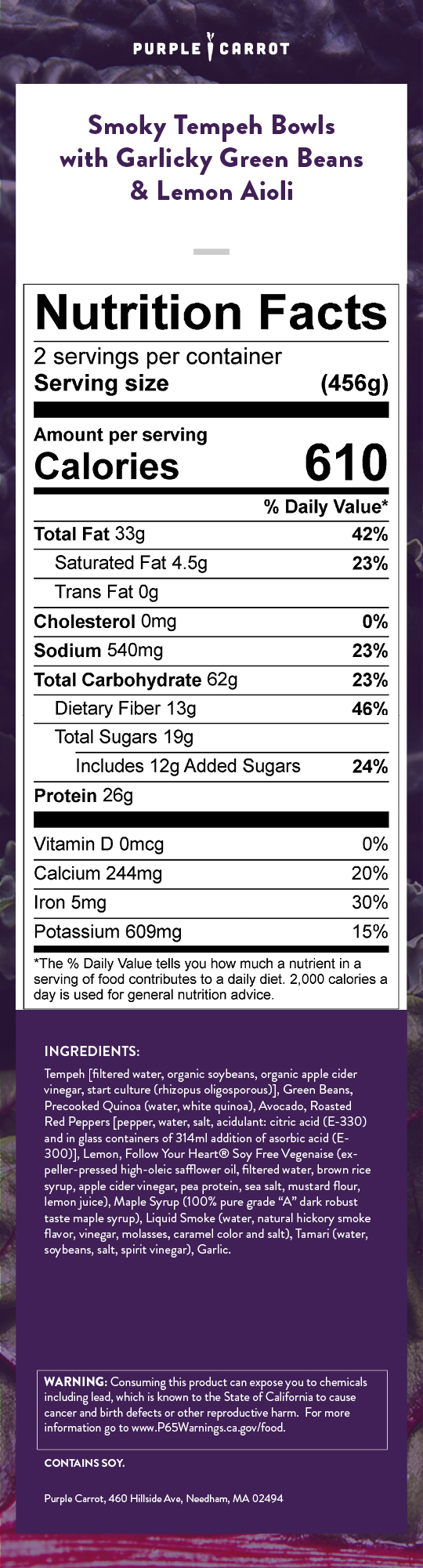 Smoky Tempeh Bowls PlantBased Recipes