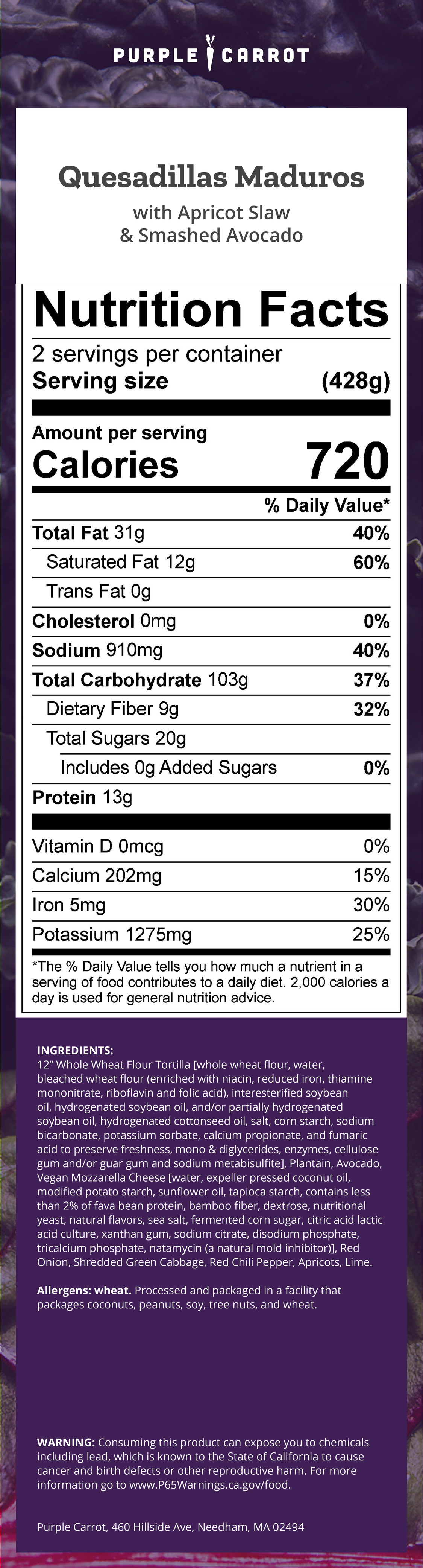 Quesadillas Maduros PlantBased Recipes