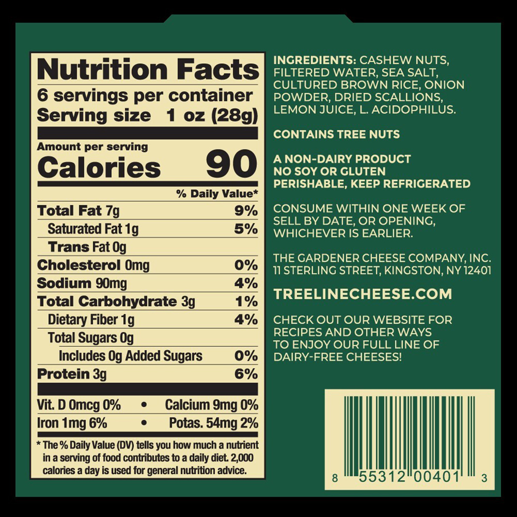 Nutrition label