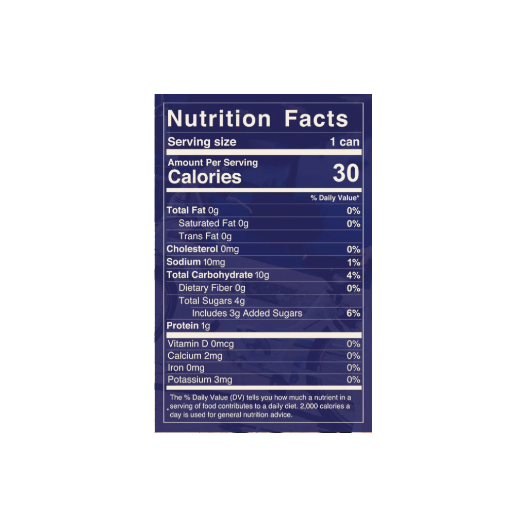 Nutrition label