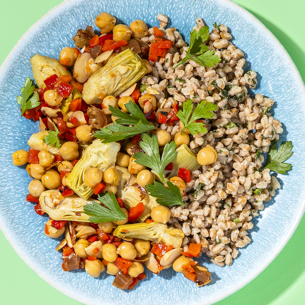 Chilled Ras El Hanout Chickpea Salad 