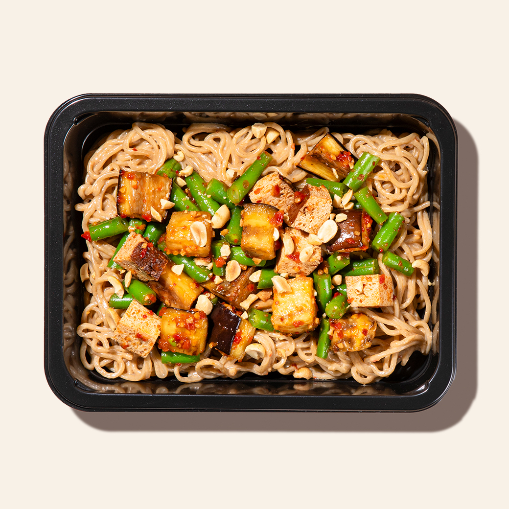 Peanut Tofu Ramen Bowl