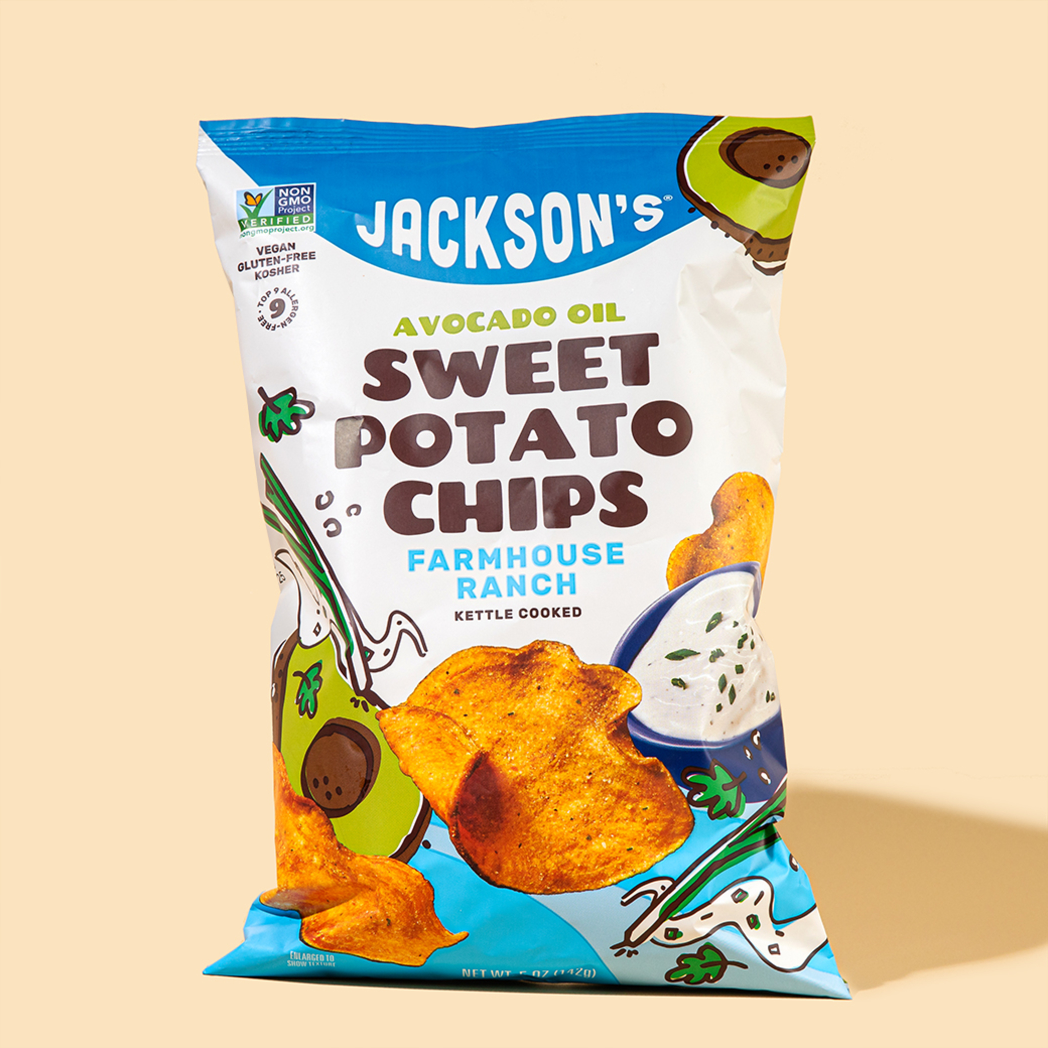 Farmhouse Ranch Sweet Potato Chips PlantBased Recipes