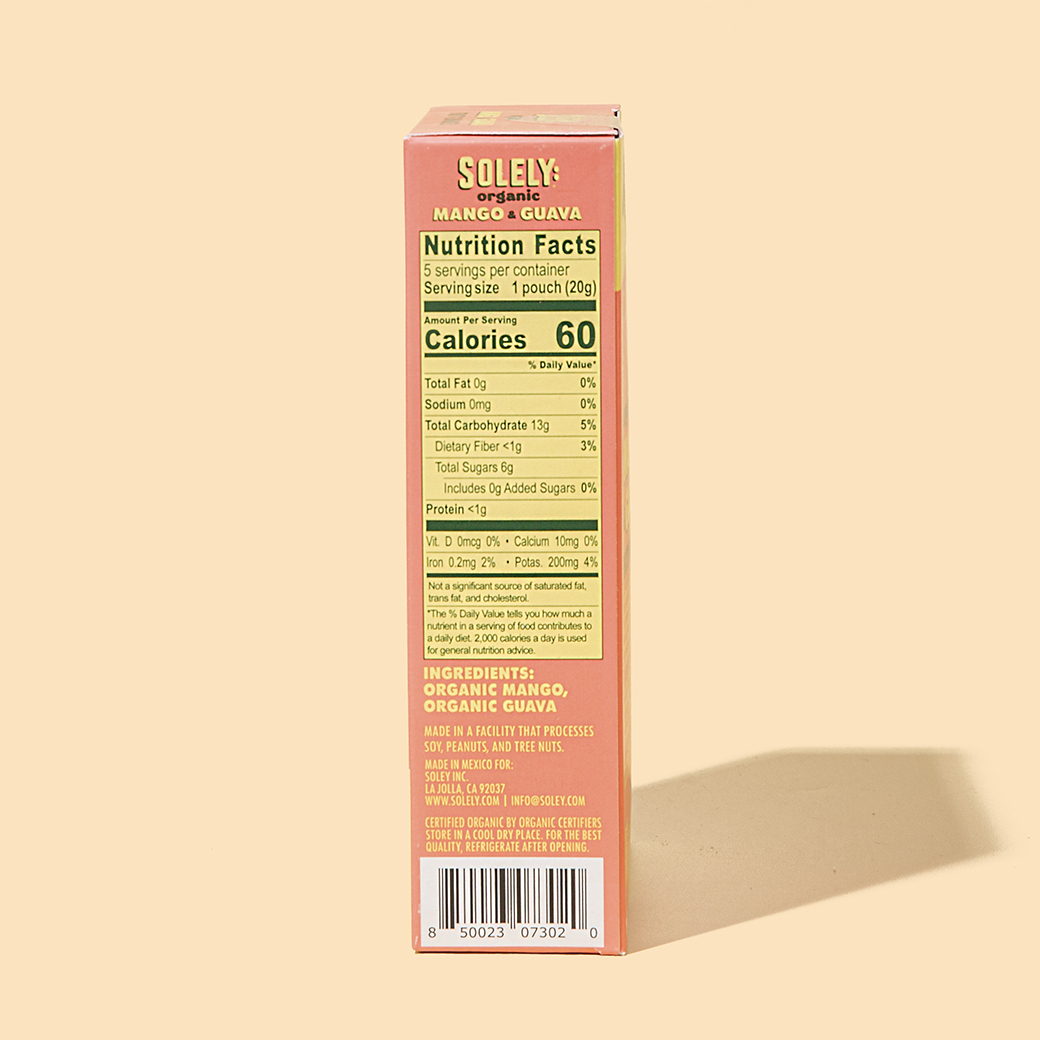 Organic Mango and Guava Whole Fruit Gummies