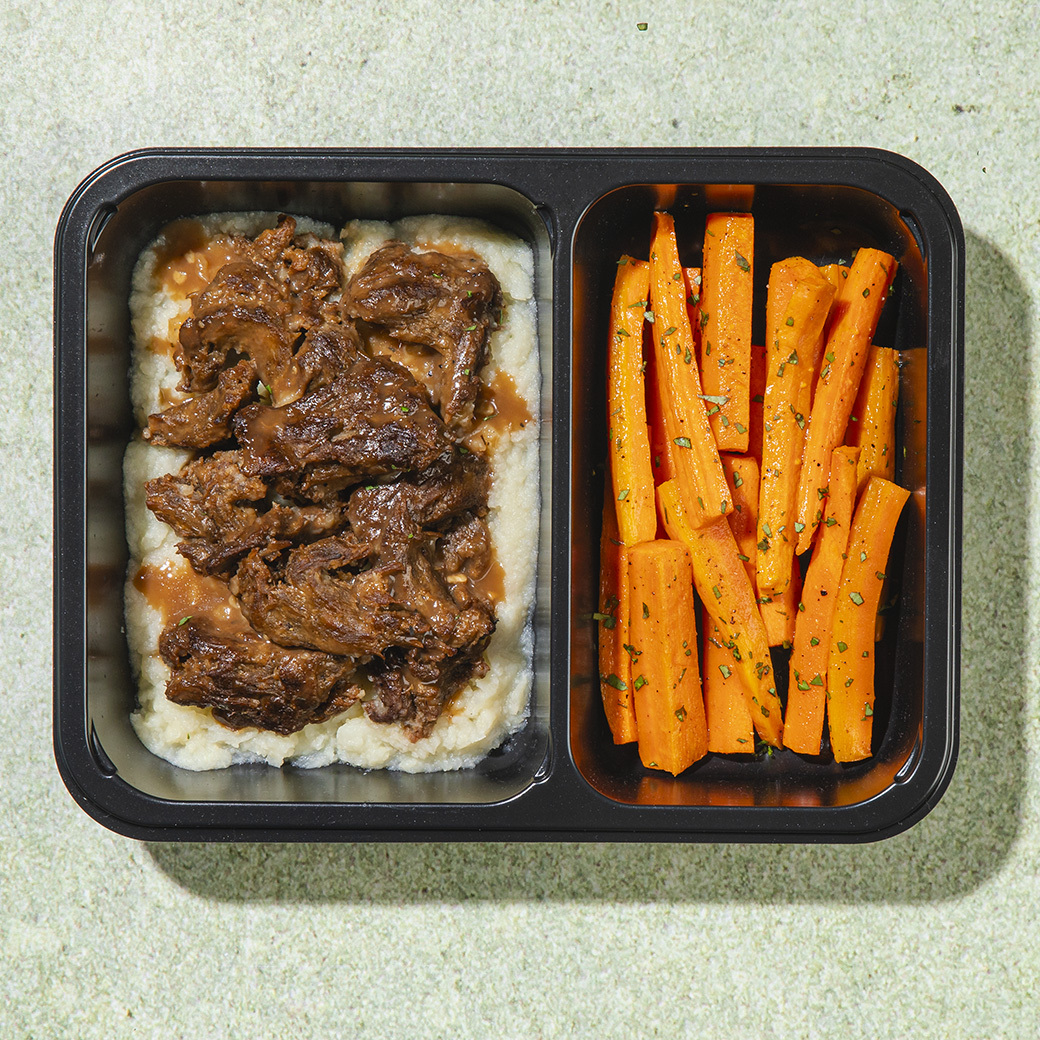 Balsamic-Braised Shiitake Protein