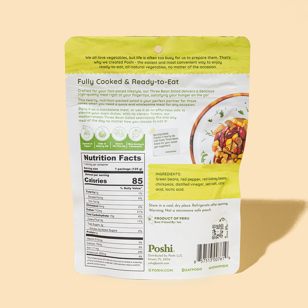 Mediterranean Three Bean Salad