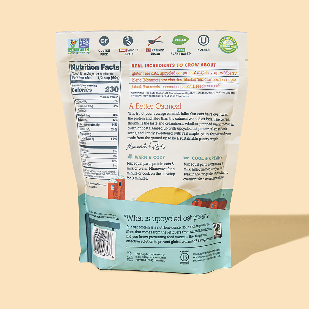 Wild Berry Protein Oats