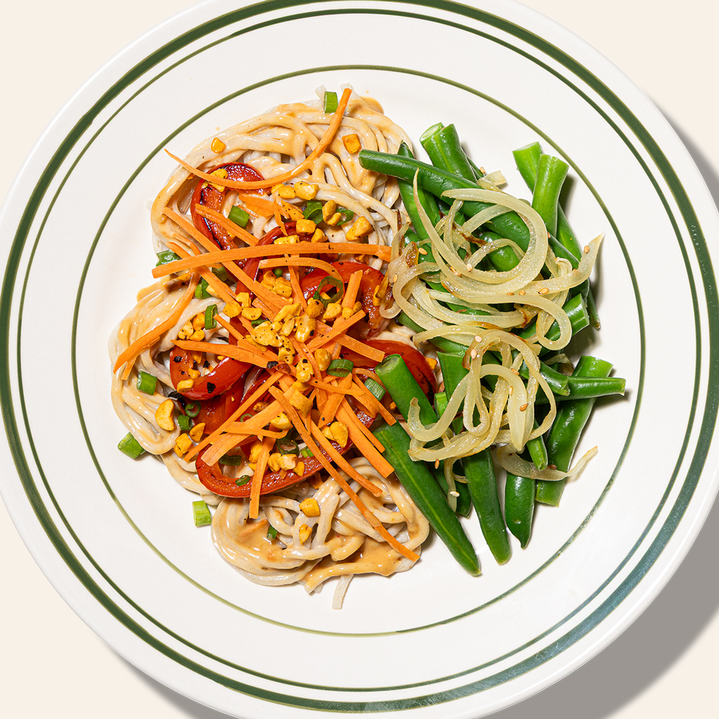 Warm Peanut Noodles