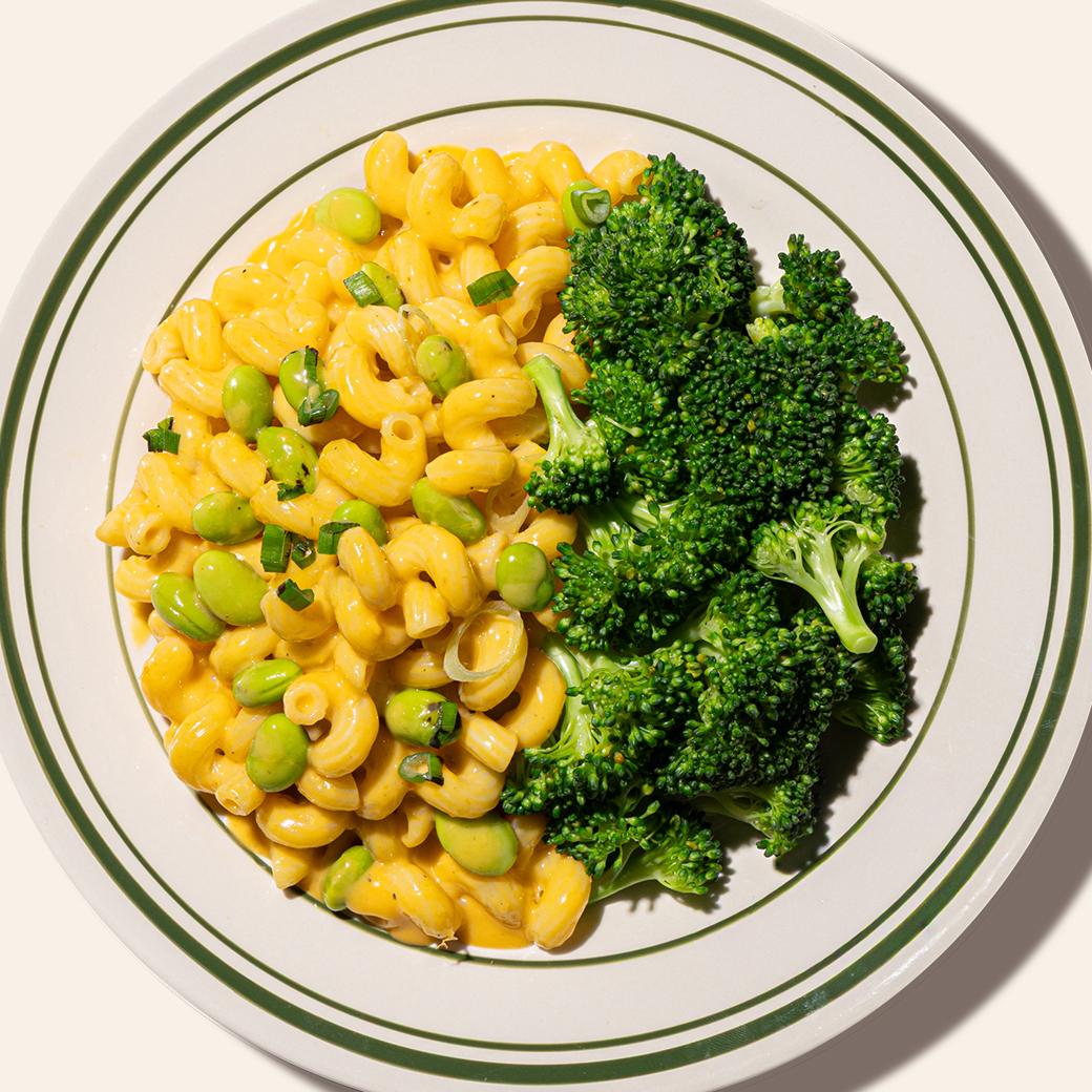 Edamame Mac & Cheese